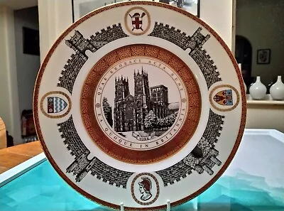 Buy City Of York Wedgwood Year 1971 Plate Of Commemorative Anniversary • 8£