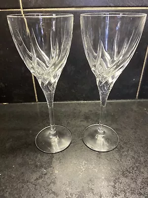 Buy Quality Pair Cut Crystal Wine Glasses • 14.50£
