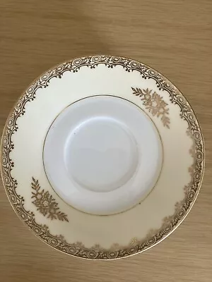 Buy Japanese Vintage Noritake 1950s N372 -  White With Cream And Gilt Floral Edges • 20£