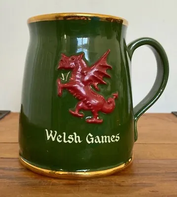 Buy Rare Rumney Pottery Wales Welsh Studio Pottery Welsh Games Tankard • 22.99£