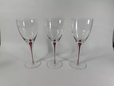 Buy Wine Glasses Orrefors INTERMEZZO(?) Red SET Of 3 White Wine Glasses 9in • 61.96£