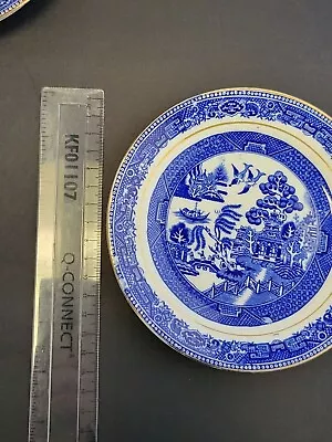 Buy Bold Alfred Meakin Blue Transferware  Old Willow  Plate C. 1930 • 10£