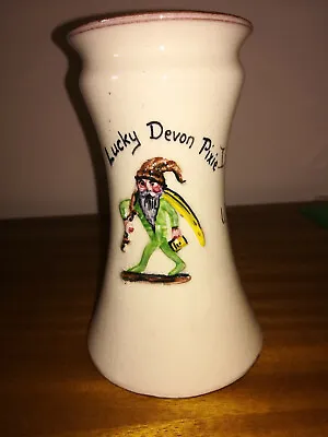 Buy  A Rare Watcombe Pottery Lucky    Pixie  Vase With A Raised Molded Pixie On It . • 9.99£
