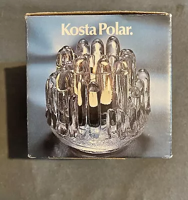 Buy Vintage Kosta Polar/ Boda. Swedish Full Lead Crystal Candle Holder  • 25£
