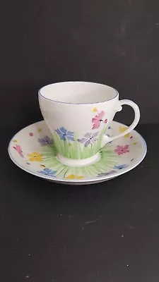 Buy Vintage Royal Grafton Fine Bone China Summer Floral Print Set Of 2 Cup & Saucers • 15£