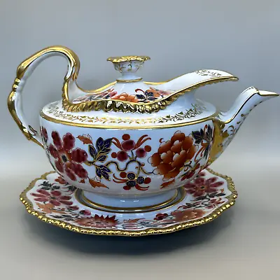 Buy Flight Barr & Barr Worcester Porcelain 'Imari' Pattern Teapot Lid Stand C.1815 • 175£