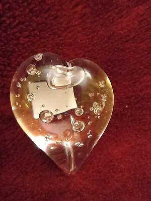 Buy Diamond Isle Studio Glass Heart Isle Of Wight Paperweight Love Token • 9.99£