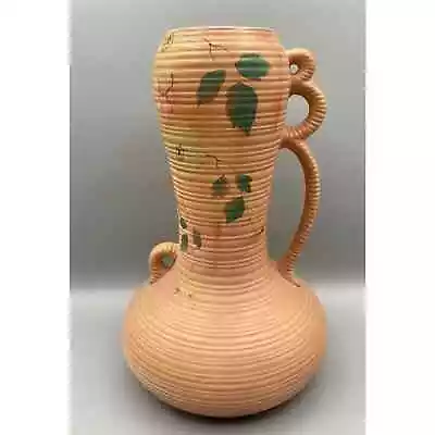 Buy Vintage Royal Crown Made In England Ceramic Vase Unique Handle Numbered Floral • 20.14£