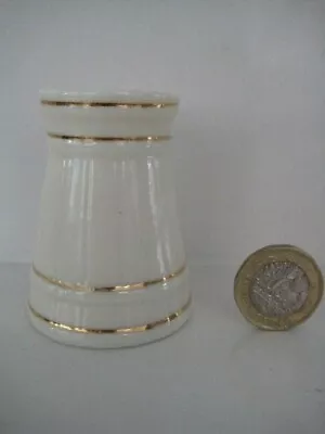 Buy Belleek Match Hold Spill Vase Small Barrel Cask Shape Green Mark • 16.99£