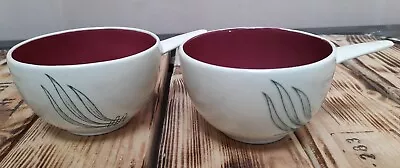 Buy Carlton Ware Australian Design 2 Cups Pair Of Mugs Rare Mid Century Hand-painted • 9.99£