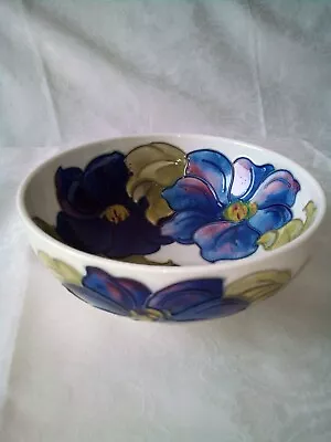 Buy Moorcroft Clematis Pattern Bowl With Queen Mary Label • 137£
