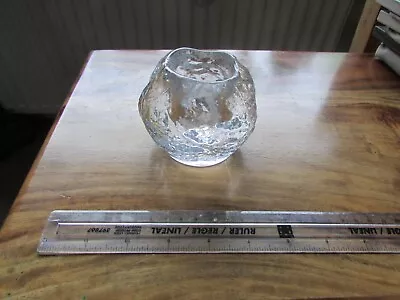 Buy Kosta Boda Snowball Tea Light Holder Candle Swedish Art Glass • 8.49£