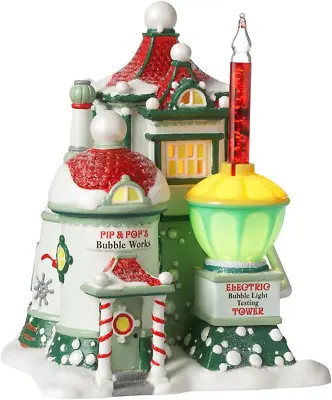 Buy Steel, Porcelain, Polyresin, Plastic North Pole Village Pip And Pop'S Bubble Wor • 134.49£
