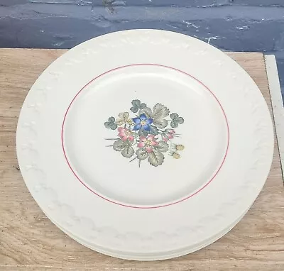 Buy Vintage / Antique Wedgwood Pembroke Corinthian Set Of 6 Lunch Dinner Plates • 30£