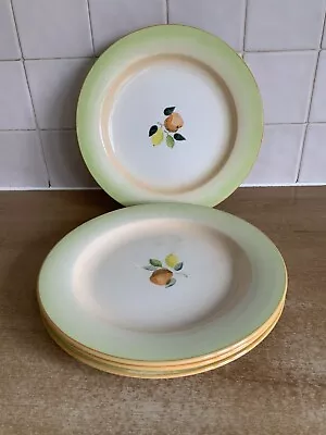 Buy Poole Handpainted Pottery - Citrus Grove - 4 X 27 Cm Dinner Plates  • 48£
