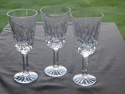 Buy 3 X Tyrone Crystal  ROSSES Small Wine Glasses - Ex Cond • 27.99£