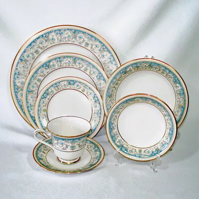 Buy Noritake Moonlight Fine China 7 Piece Place Setting Dinnerware 12 Available • 67.13£