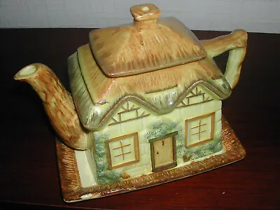 Buy Keele St Pottery Cottage Ware Tea Pot And Tray • 15£