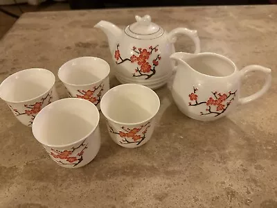 Buy Chinese Tea Set With Teapot & Jug • 15£