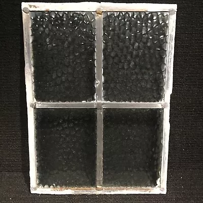 Buy Glass Leaded Window Panel Bubble Glass 1930 No Cracks  30 X 22.5cm X 8mm Thick • 44£