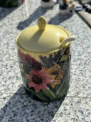 Buy Vintage Old Tupton Ware Pot With Lid And Spoon Floral Design  • 5.99£