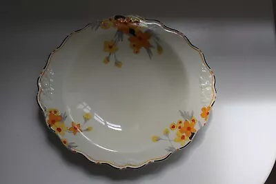 Buy Unusual Crown Ducal Sunburst Pattern, Scalloped Oval Embossed Shallow Dish • 17.50£