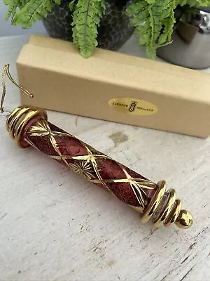 Buy Vintage Egyptian Glass Christmas Tree Decoration Cut Glass With Gold • 21£
