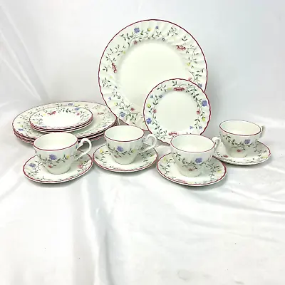 Buy 16 Piece Set Johnson Brothers Summer Chintz Dinner Bread Plate Cup Saucer • 71.03£