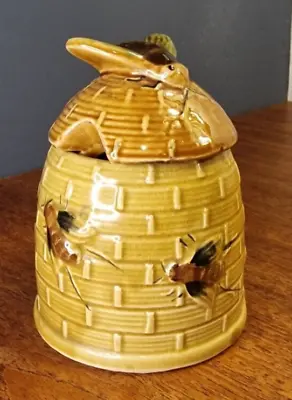 Buy Bee Honey Pot Ceramic Lidded Jar Serving Vintage Japan Tableware • 10£