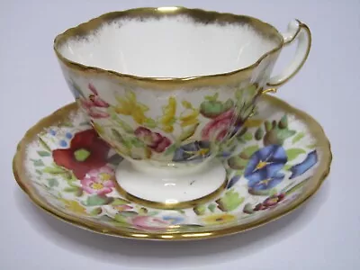 Buy Vintage Hammersley & Co Tea Cup And Saucer Queen Anne Bone China Footed 18166 • 113.19£