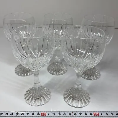 Buy Baccarat Massena Wine Glass 5-Piece Set Crystal Clear Glass Tableware • 458.37£