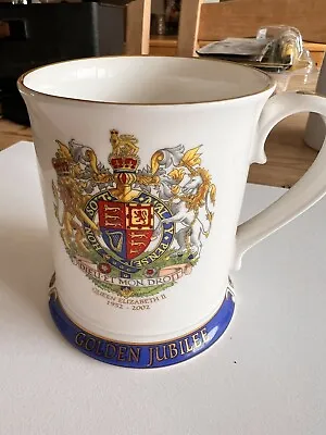 Buy Ringtons Golden Jubilee 1952-2002 Fine Bone China Beaker Mug Queen Elizabeth II • 15£