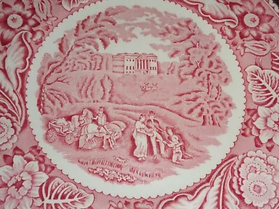 Buy Woods And Sons England WOODLAND Side Plate In Red And White • 10.99£