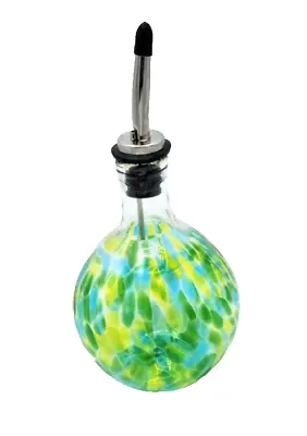 Buy Colorful Studio Art Glass Confetti Oil And Vinegar Bottles Rare Find Collectible • 21.62£