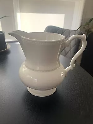 Buy Vintage Lord Nelson Pottery White/Cream Milk Pitcher Made In England 3-76 • 44.20£