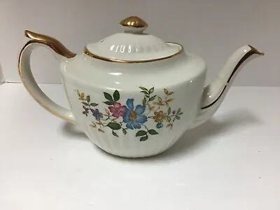 Buy Royal Winton Pottery Ironstone Staffordshire England Floral Teapot W/ Gold Trim • 75.71£