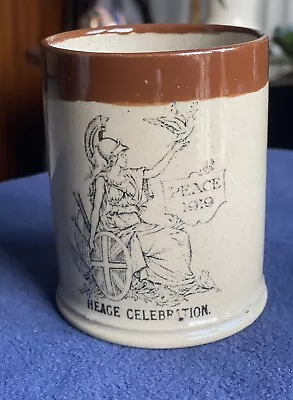Buy Bourne Denby Commemorative Mug Following End Of WW1 - Peace Mug - Heage • 5£