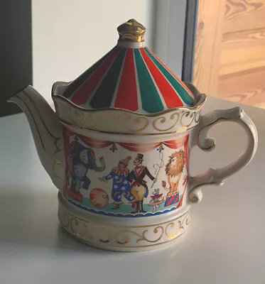 Buy Vintage Sadler Edwardian Entertainments CIRCUS Teapot • 17£