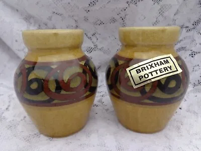 Buy Brixham Pottery Pair Of Vases • 13£