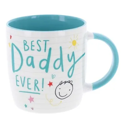 Buy Scribbles Cute Best Daddy Ever China Mug Gift Range From Kids Children • 10.99£