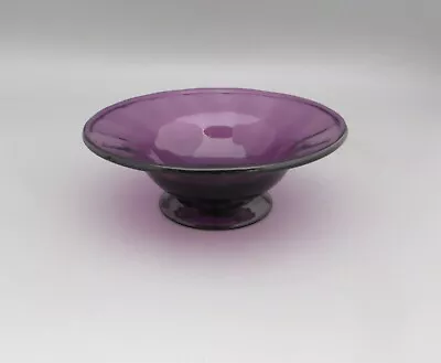 Buy Whitefriars #9273 Amethyst Glass Sweet Dish / Bon Bon Bowl 14.5cm • 39.99£