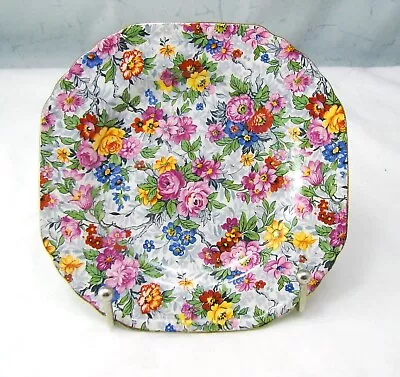 Buy Lord Nelson Ware MARINA (Chintz) Square Bread & Butter Plate READ • 35.76£
