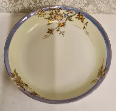 Buy Vintage Japanese Early Noritake Hand Painted Dish Bowl Floral & Gilt Design • 28£
