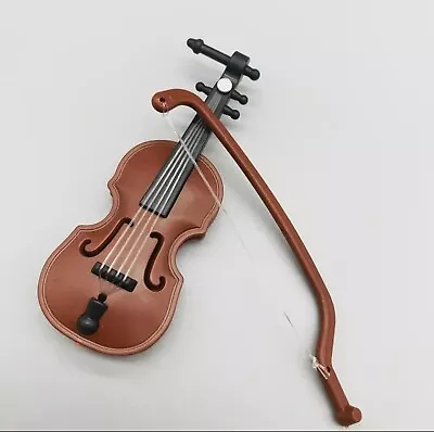 Buy Mini Violin Musical Miniature Instrument Model With Bow Funny Novelty Gift Joke • 3.69£