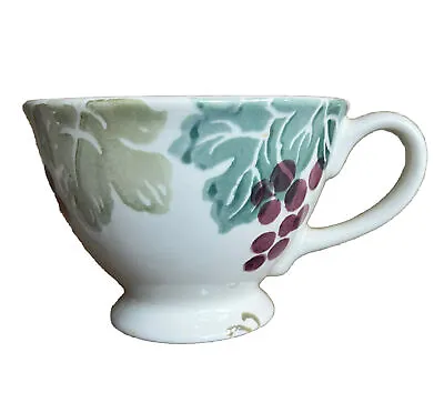 Buy Royal Winton “Toscana” Spongeware Hand Decorated Cup Grape Vines • 8.49£