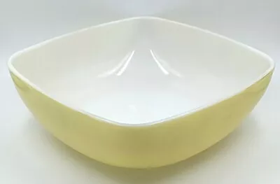 Buy Vintage Pyrex Primary Yellow 9  Square Serving Bowl Dish 525B-025 2.5 QT • 20.90£