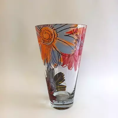 Buy Rosenthal Glass Studio Andy Warhol Blown Glass Daisies Vase • 99.99£
