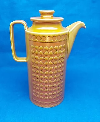 Buy Large Hornsea Saffron Coffee Pot/Vase, Rare 1970's Iconic Vintage Retro Brown • 14.99£