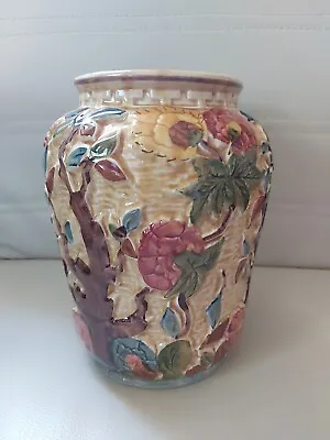 Buy Indian Tree H.J.Wood Vase 573 Handpainted Staffordshire 22cms Tall X 53cms Cir • 20£