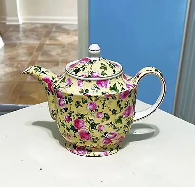 Buy Beautiful James Sadler Chintz China Floral / Roses Teapot...must See • 55.89£